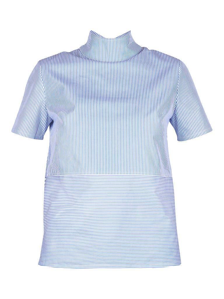 Rika June top gestreept wit-blauw