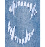 Zoe Karssen Skinny jeans with destroyed details blue