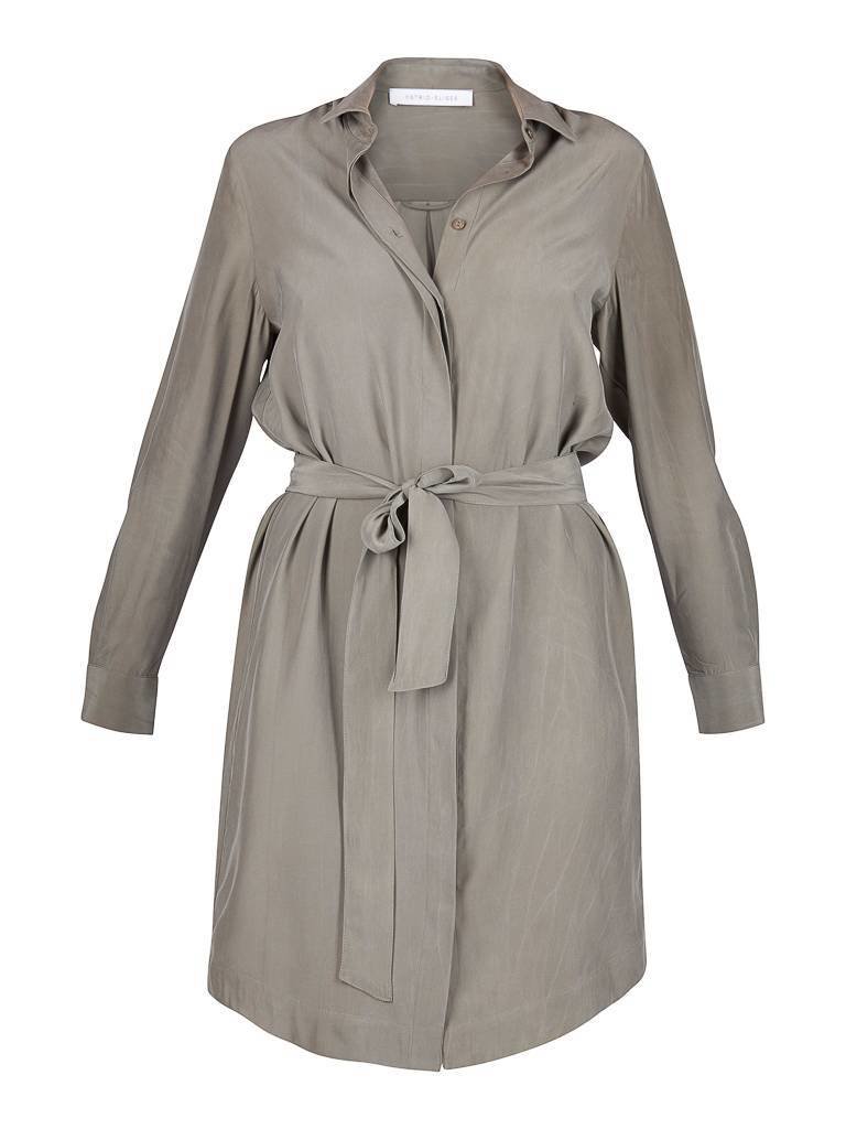 Astrid Elisee Shirt jurk grijs-groen