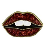 Godert.me Mini lips Pin rot gold