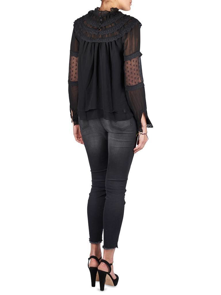 Notes Du Nord Abigail blouse zwart