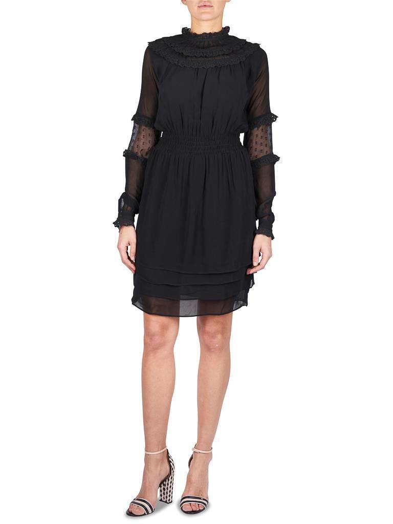 Notes Du Nord Abigail jurk zwart