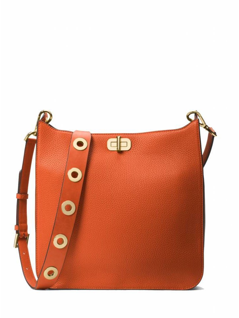 Michael Kors Sullivan large schoudertas oranje