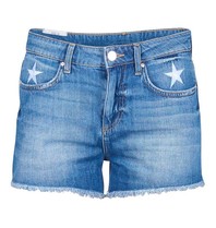Zoe Karssen Shooting stars shorts denim blauw