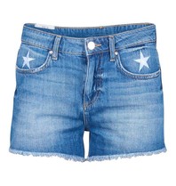 Zoe Karssen Shooting stars shorts denim blue