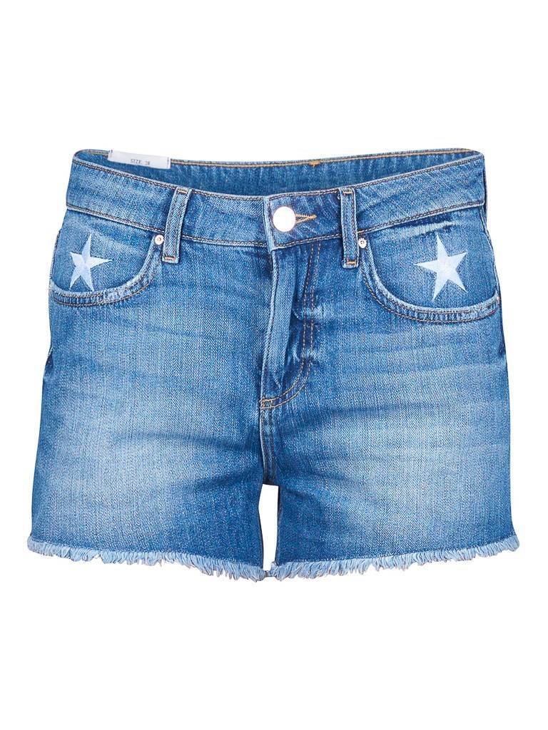 Zoe Karssen Shooting stars shorts denim blauw