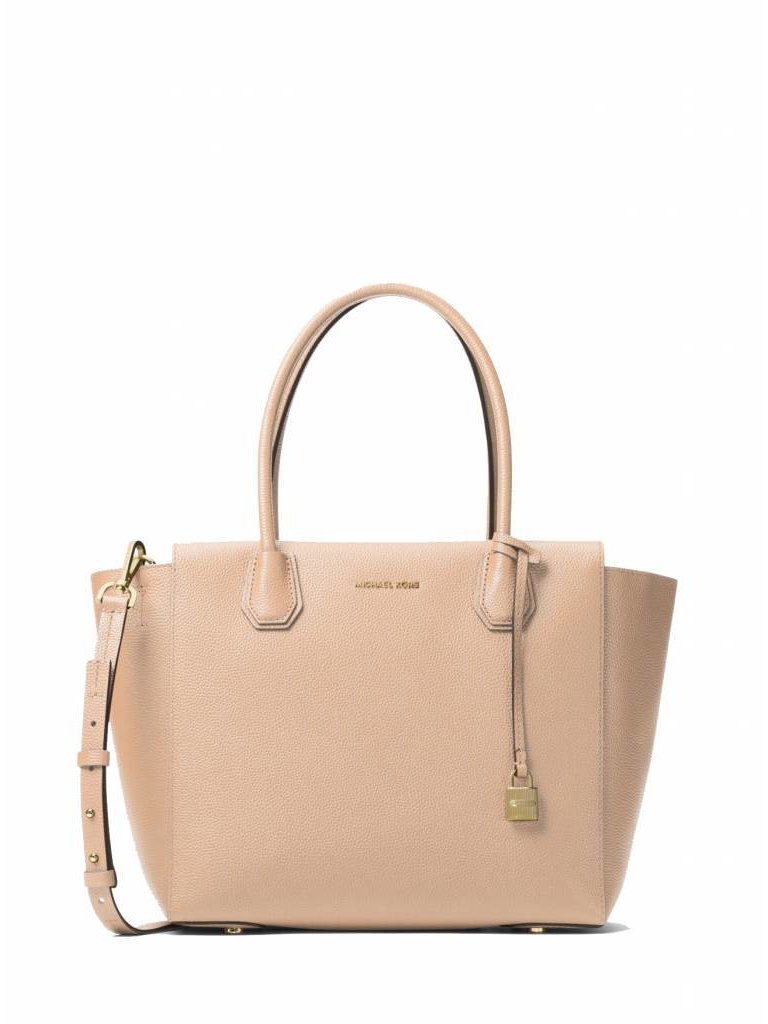Michael Kors Mercer large handtas nude
