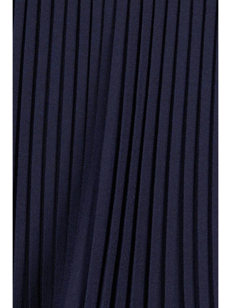 Carven Faltenrock dunkelblau