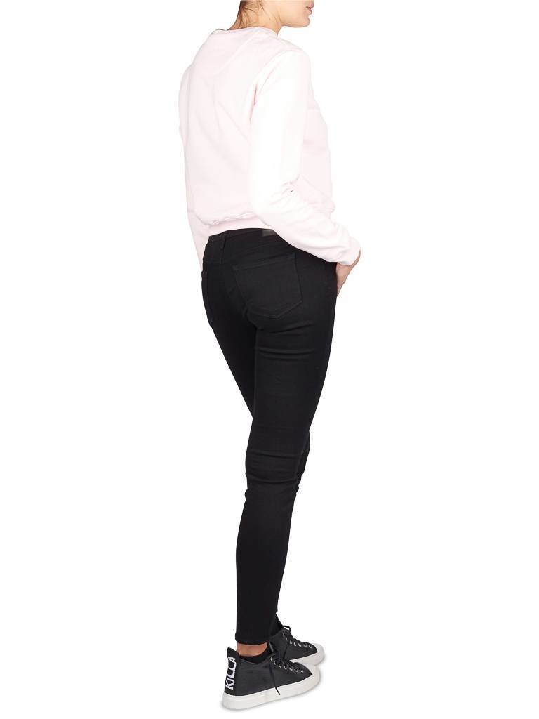 Carven Sweatshirt mit Herz hellrosa