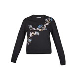 Carven Sweater met bloemen zwart