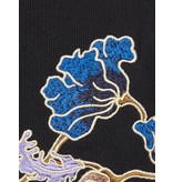 Carven Sweater met bloemen zwart