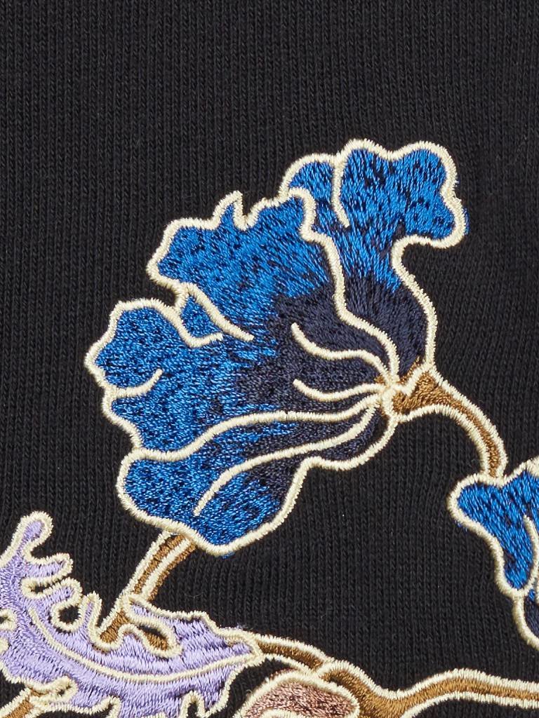 Carven Sweater with flowers black