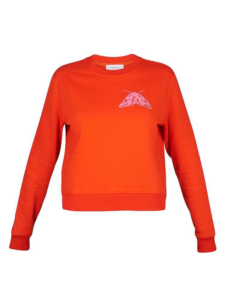 Carven Sweater with butterfly red