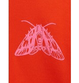 Carven Sweatshirt mit Schmetterling rot