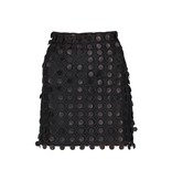 Carven Rok met ronde pailletten zwart