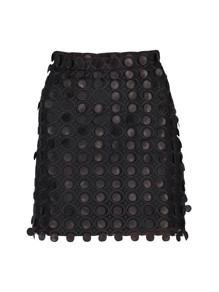 Carven Skirt with round sequins black