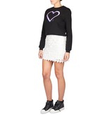 Carven Skirt with round sequins white