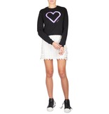 Carven Skirt with round sequins white