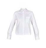 Carven Blouse with cut-out details on the collar white
