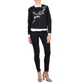 Carven Blouse met cut-out details op de kraag wit