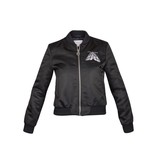 Carven Bomberjacke mit Schmetterling schwarz