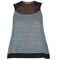 M Missoni Halter top schwarz-grün