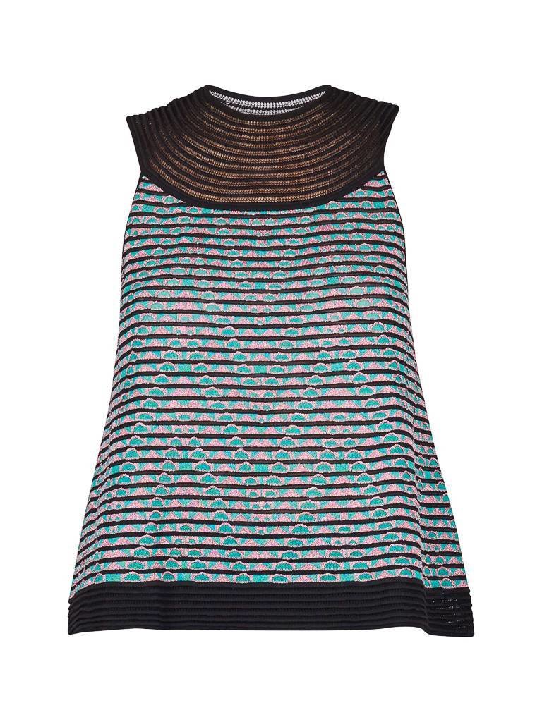 M Missoni Halter top zwart-groen