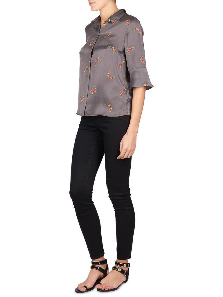 Notes Du Nord Alair blouse grijs