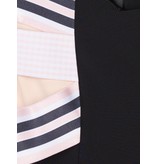 Elisabetta Franchi hohe Taillenhose schwarz