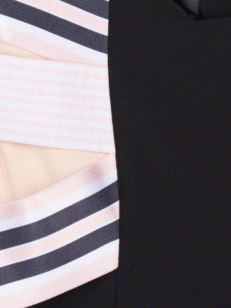 Elisabetta Franchi hohe Taillenhose schwarz