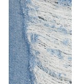 Elisabetta Franchi Destroyed skinny jeans lichtblauw