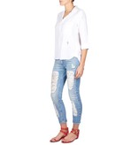 Bella Dahl Blouse with destroyed details white