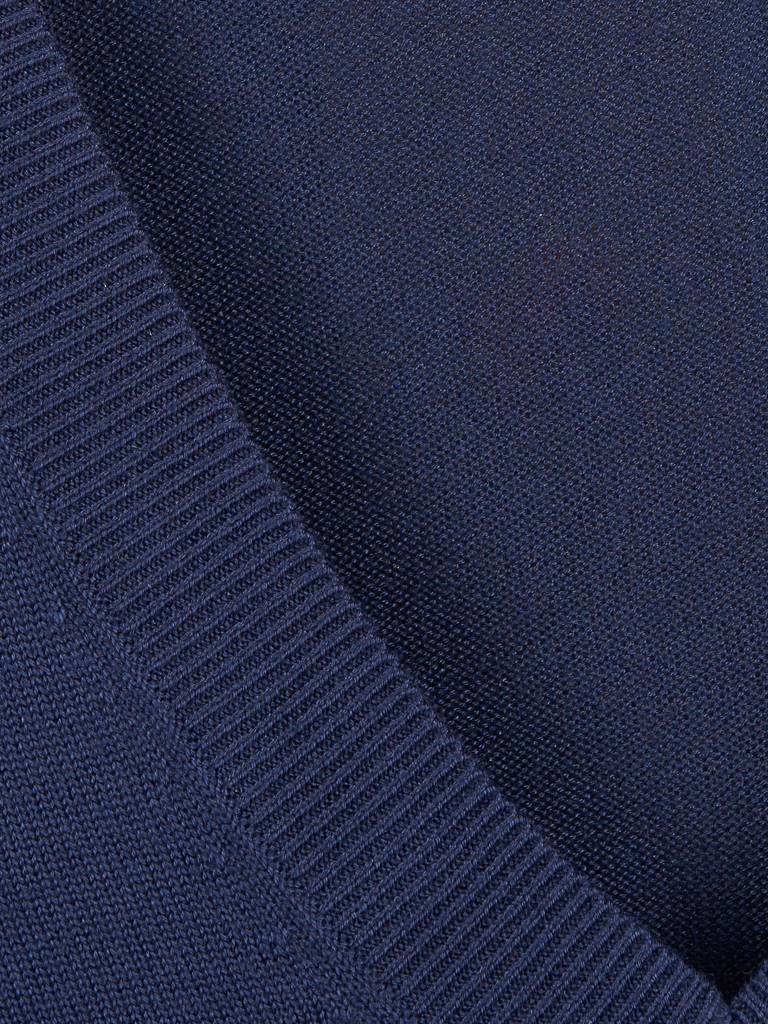 Adriano Goldschmied Trui met V-hals donkerblauw