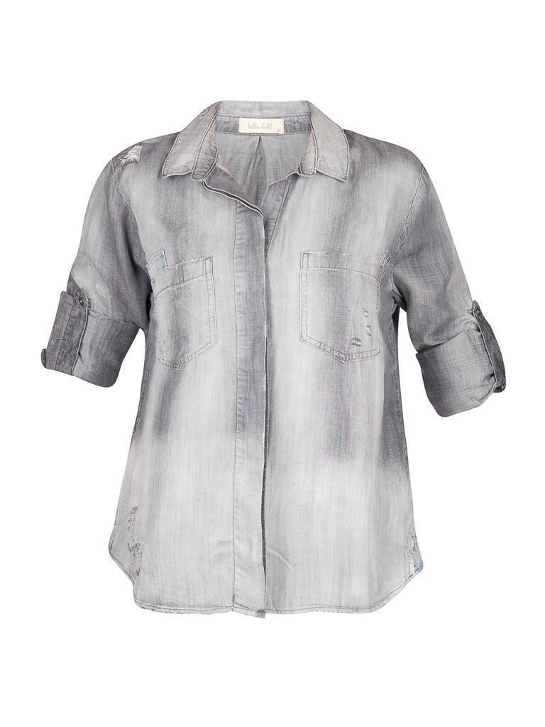Bella Dahl Blouse chateau wash grey