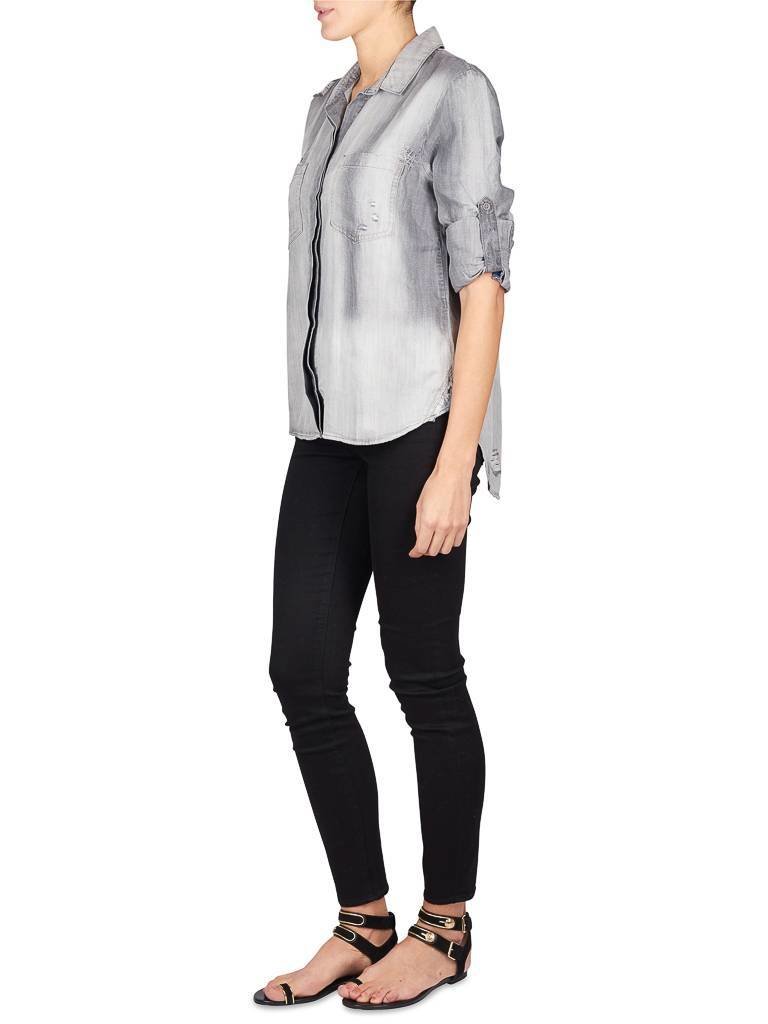 Bella Dahl Blouse chateau wash grijs