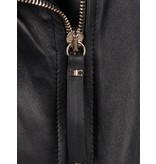 Elisabetta Franchi Leather jacket black