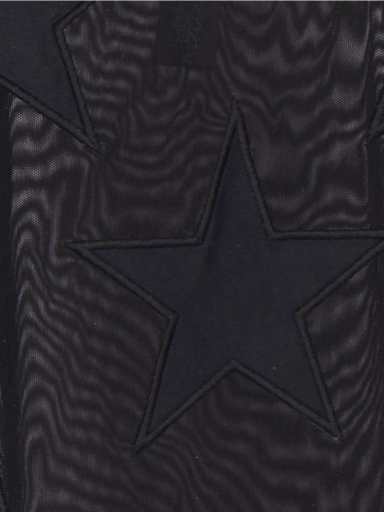 Zoe Karssen Star patches Badeanzug schwarz