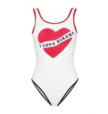 Zoe Karssen I love bikers badpak wit
