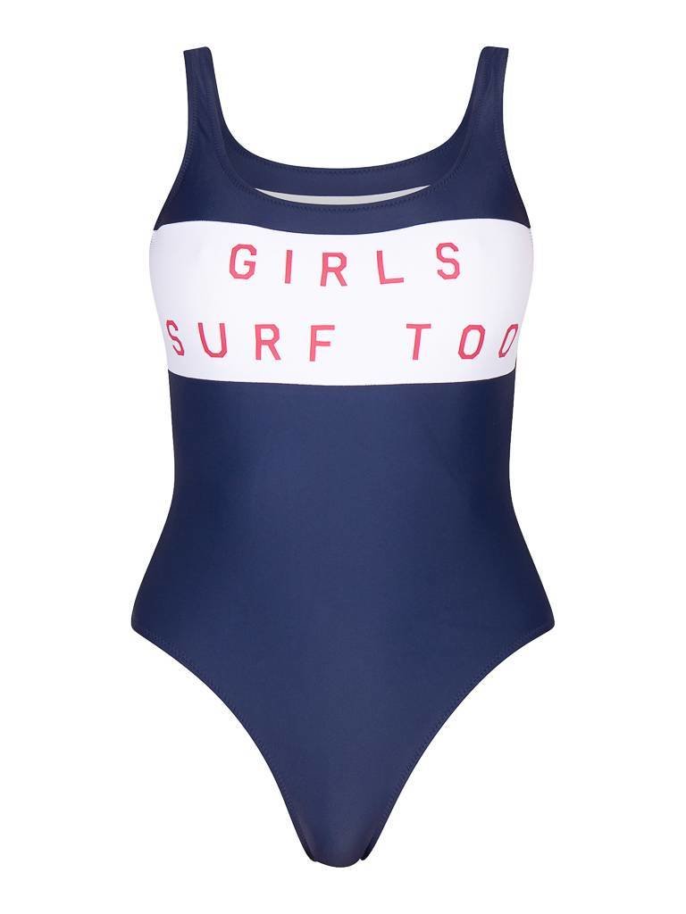 Zoe Karssen Girls surf too swimsuit dark blue