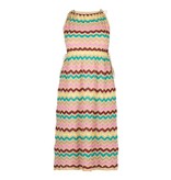 M Missoni Lurex Halfter Kleid Multicolor