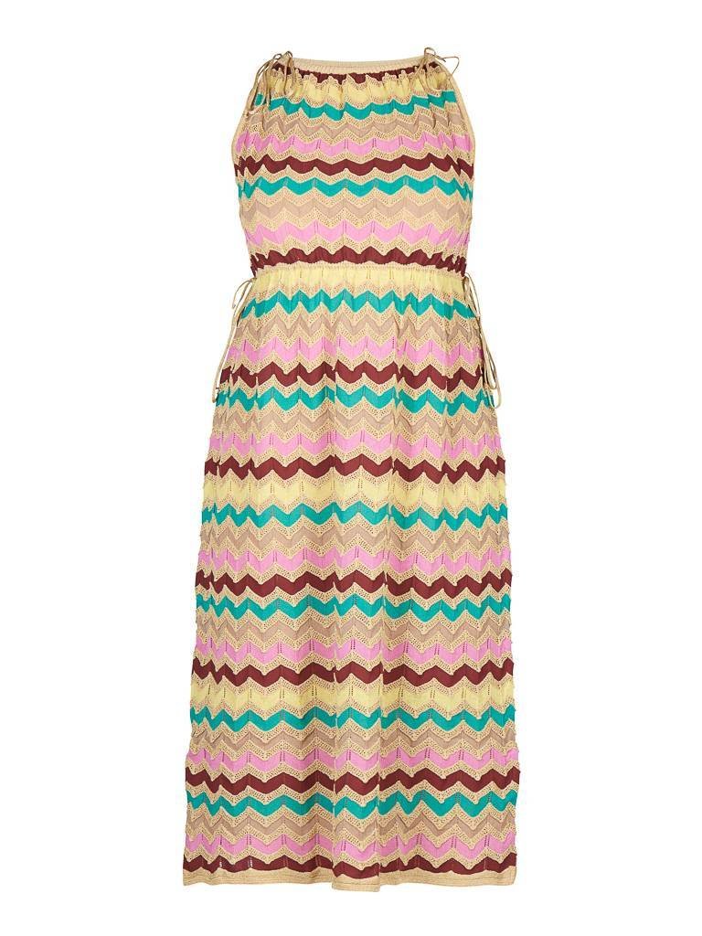 M Missoni Lurex Halfter Kleid Multicolor