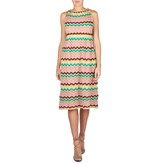 M Missoni Lurex Halfter Kleid Multicolor