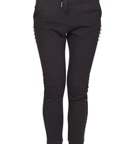 Zoe Karssen Pierced tuxedo sweatpants black