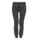 Zoe Karssen Map all over Sweatpants black with silver details