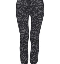 Zoe Karssen Map all over Sweatpants zwart met zilveren details