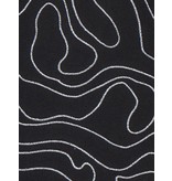 Zoe Karssen Map all over Sweatpants black with silver details