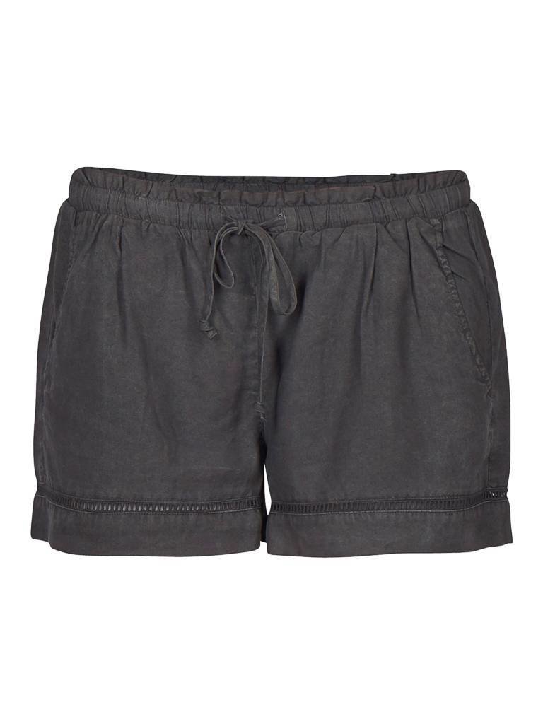 Bella Dahl Eyelet Shorts Anthrazit