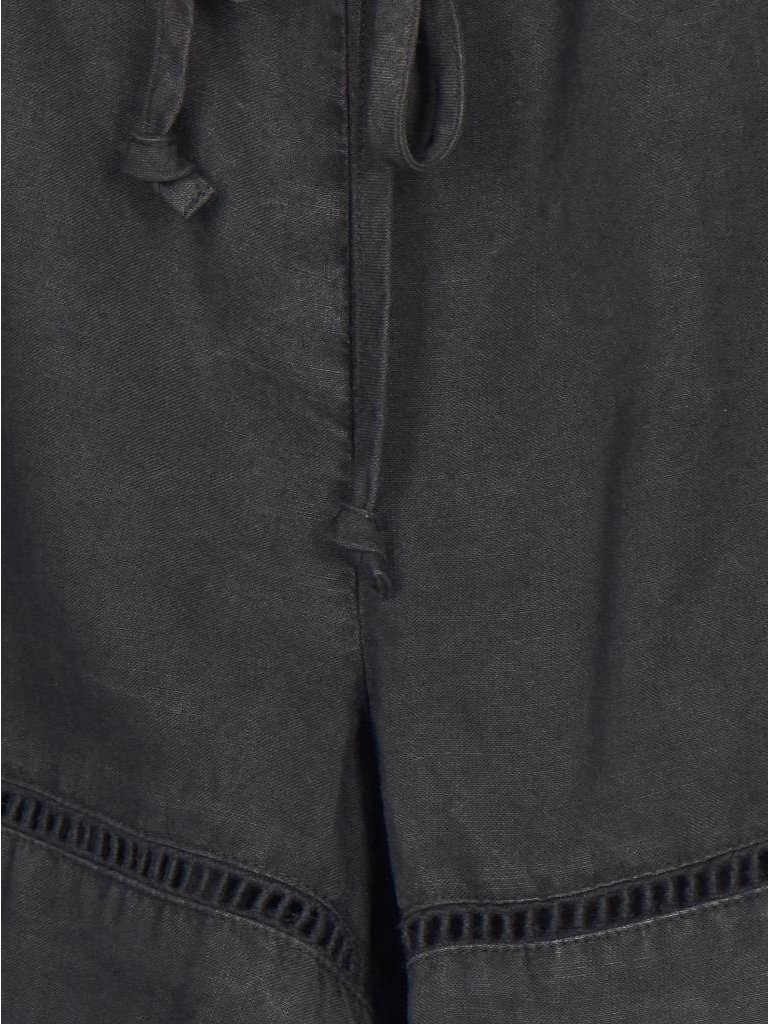 Bella Dahl Eyelet Shorts Anthrazit