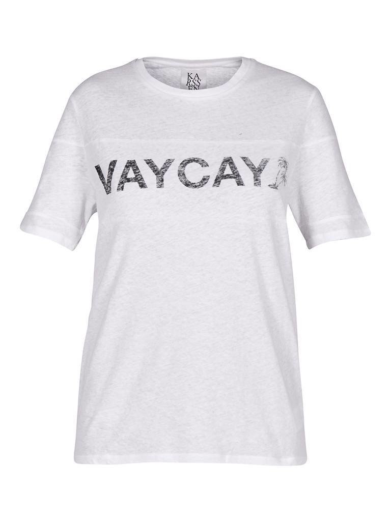 Zoe Karssen Vaycay T-Shirt weiß