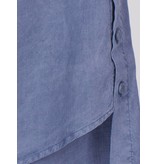 Bella Dahl Side Button skirt blue